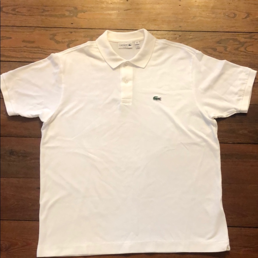 Lacoste White Polo Shirt